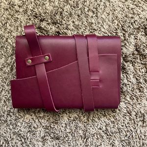 Portland Leather Goods Boysenberry M Wrap Journal